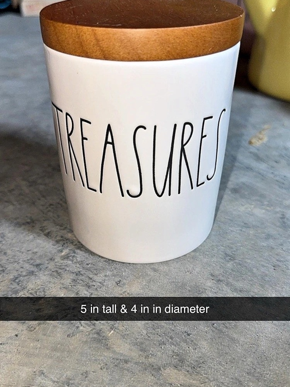 Rae Dunn TREASURES Canister